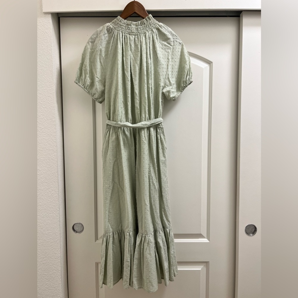 NWT Alex Marie Kaia Mockneck Tiered Midi Dress - Picture 4 of 11